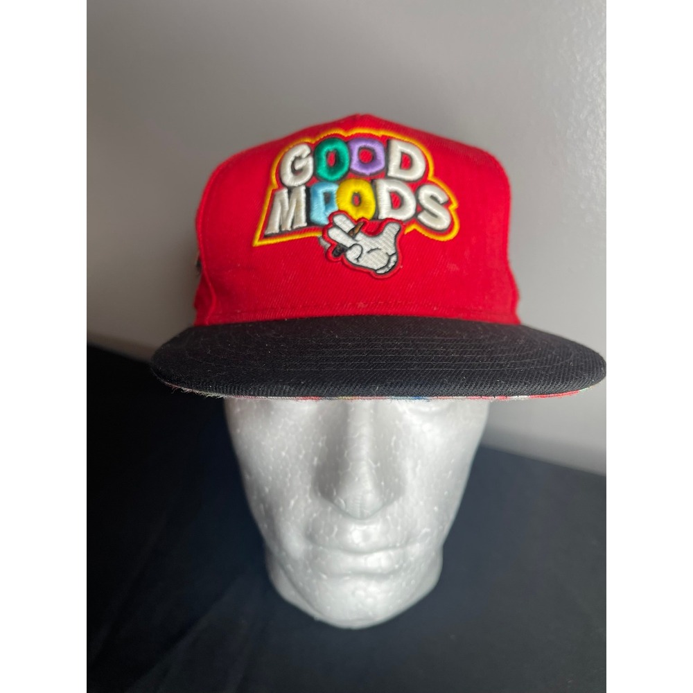 Cayler & Sons Good Moods Red Snapback Hat Cereal Graphic Underbill Stoner 420